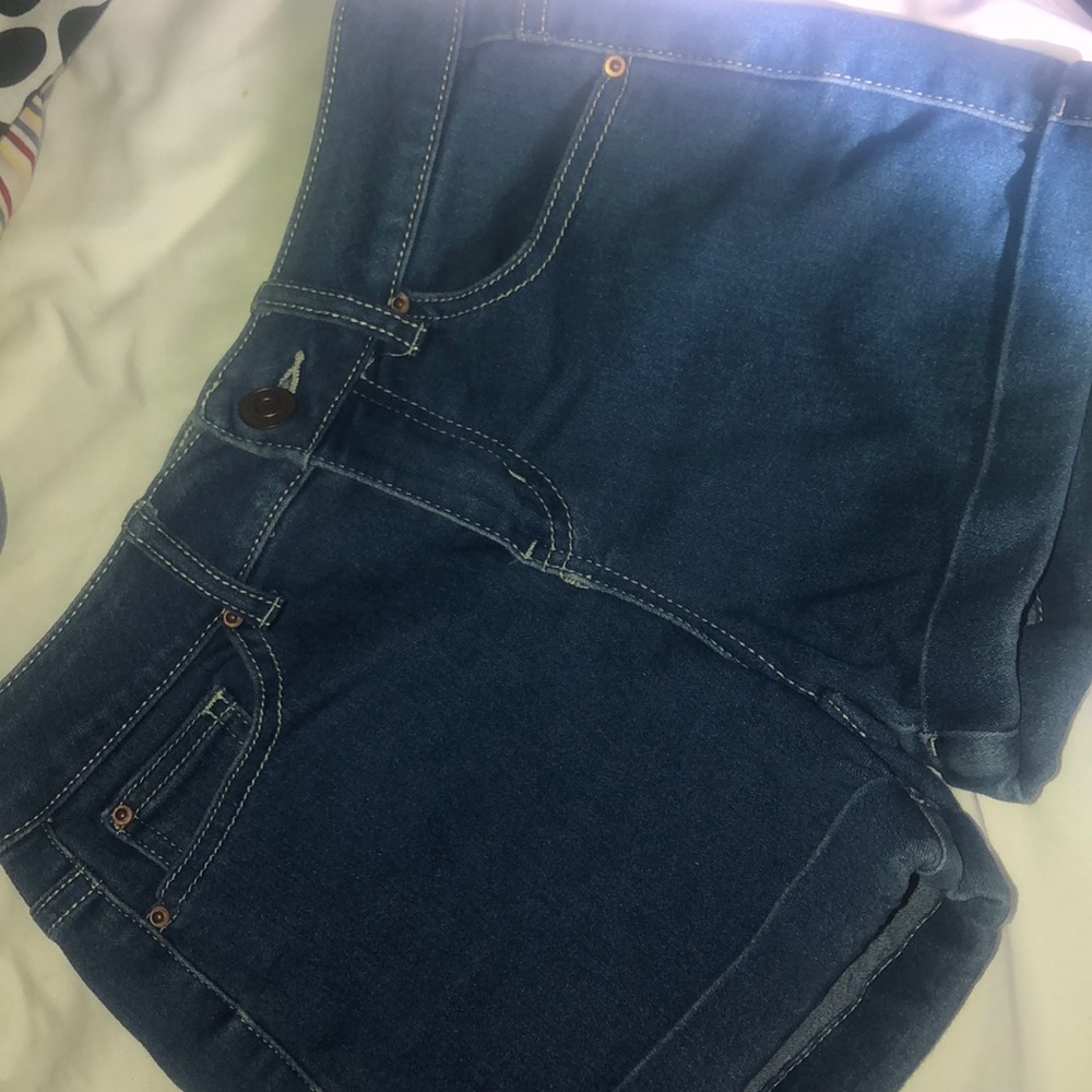 denim shorts